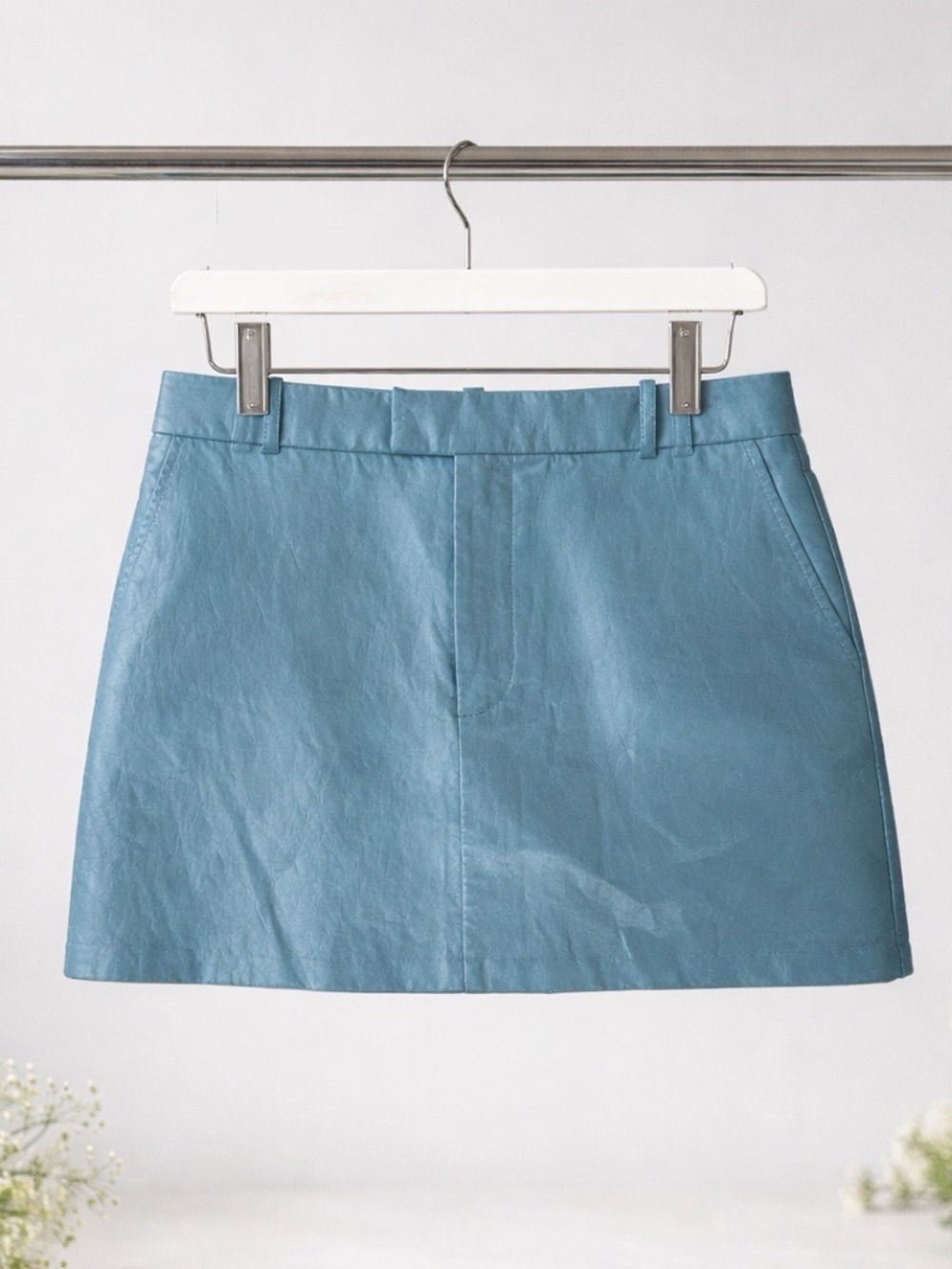 Rails Faux Leather Mini Skirt